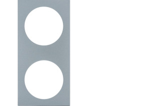 Integro Ramka 2 podwójna stal szl lak 919762524 HAGER