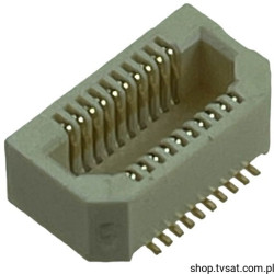 AXK5S20047YG Socket 2x10 Pin 0.5 mm Pitch SMD PANASONICC