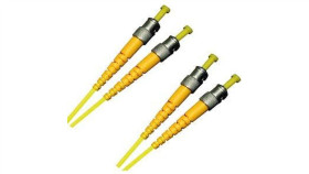 Przewód Krosowy Lwl Duplex St/Upc-St/Upc Os1/Os2 Yellow 9/125 3 Mm