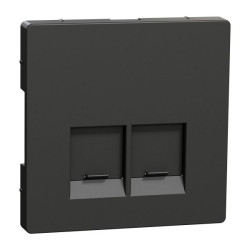 Enjo simple RJ45x2 anthracite