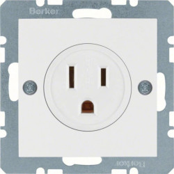 S.1 Gniazdo z/u /USA/CANADA/ NEMA 5-15 R biały mat 41661909