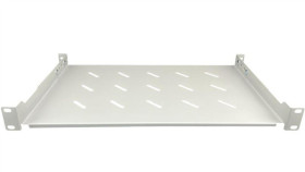 Półka Stała 19 1U Głęb. 280Mm, Szara, 2 Punkty Mocowania Alantec...