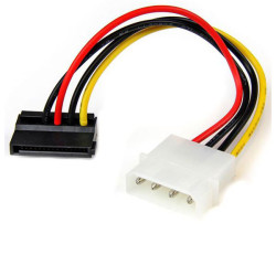 StarTech SATAPOWADPL 150mm 4-pin Molex To Right Angle SATA Power Cable Adaptor