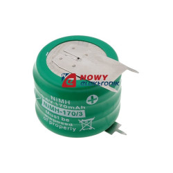 Akumulator 3,6V 170mAh Ni-MH 3piny 26x20mm