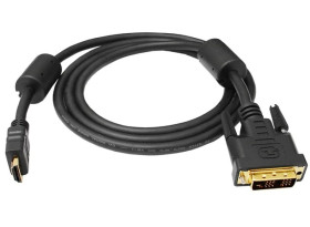 Kabel DVI-D Single Link / HDMI 1.4 FHD@60 (wtyk / wtyk) 2m