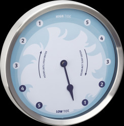 60.3029.06 Analogue tide clock, TFA tide clock 220 mm