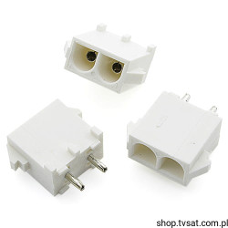 350824-1 Power Connector 2 Pins SIL2 AMP