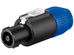 Wtyczka głośnika PA ze stykami śrubowymi, 4-biegunowe