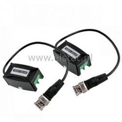 Transformator video wtyk BNC / HD UTP na kablu