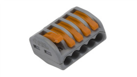 Szybkozłączka 5X 0,08-4Mm2 Z Dźwigniami Zwalniającymi Jasnoszara 222-415...