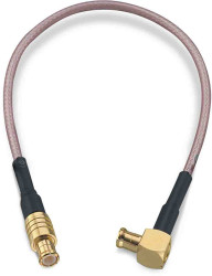 Kabel koncentryczny złącze A MCX złacze B MCX długość 152.4mm typ kabla RG178 Z zakończeniem