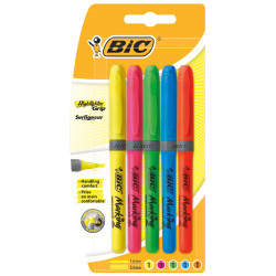 BiC Brite Liner Fluorescent Highlighters Pack of 5