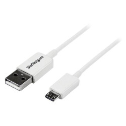 StarTech.com USBPAUB50CMW 0.5m White Micro USB Cable - A to Micro B
