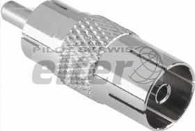 Wtyk cinch/RCA - gniazdo antenowe