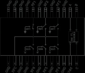 GaAs MMIC SP6T Non-Reflective Switch, DC - 3 GHz
