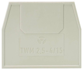 Wieland Electric 07.311.1853.0 Ścianka rozłączająca szary 10 szt.