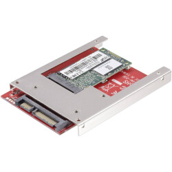 Renkforce RF-1972600 GBIC [1x SATA plug 7+15-pin - 1x mSATA socket]