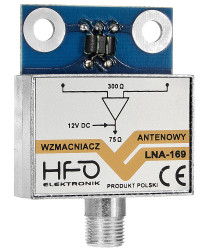 Wzmacniacz antenowy dopuszkowy 25dB LNA-169