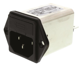 Filtr wejściowy złącza IEC 10A EPCOS Montaż na panelu