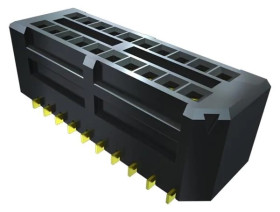 Gniazdo PCB 20 -pinowe 2 -rzędowe raster: 0.8mm Listwa micro-gniazdowa Proste SMD