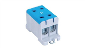 Blok Rozdzielczy - Odgałęźny 2 - Polowy 16-95Mm2 Niebieski Montaż Płaski...