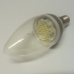 E14 B35 1,5W 830 30 SMD 120deg; Oro C35