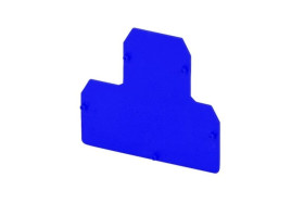 Płytka skrajna do złączek dwupiętrowych ZUG-G21-24 niebieski PSU-4/2Z A41-0406