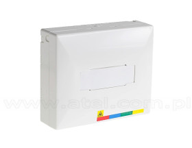 Przełącznica światłowodowa na szynę DIN, 4x SC simplex, bez adapterów