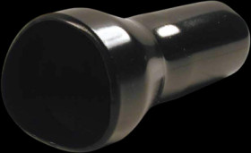 Cable grommet, black, for connector, HD30-24BT-BK