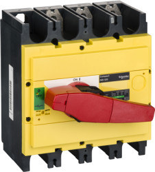 Load-break switch, rotary actuator, 3 pole, 320 A, 750 V, (W x H x D) 185 x 205 x 130 mm, fixed mounting, 31128