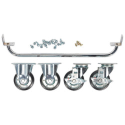 Sealey API725KIT Industrial Handle &amp; Wheel Kit for 725mm Cabinets
