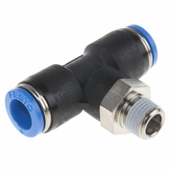 Złączka pneumatyczna Wciskane 8 mm Wciskane 8 mm Festo Adapter gwintowany teowy R 1/8 męskie