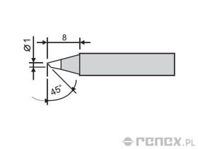 Grot do stacji GOOT RX-802AS i RX-852AS - 1BC