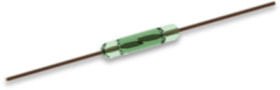 Reed switche, glass, PCB mounting, 1 Form A (N/O), 10 W, 200 V (DC), 0.5 A, KSK-1A87-1020