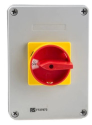 Przełącznik izolacyjny bez bezpiecznika 4-biegunowy 40 A 18,5 kW 3-fazowy IP65