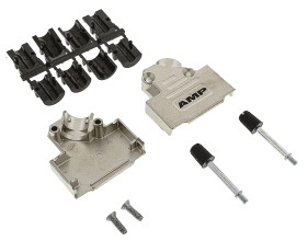 Osłona tylna D-Sub 15 -pinowe Cynk Kątowy TE Connectivity A