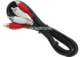Przyłącze kabel RCA/RCA X2 1,2m
