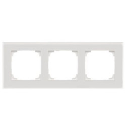 SIMON55 szkło mrożone białe TRN3/170 Ramka 3-kr