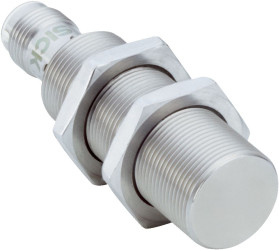 Czujnik zbliżeniowy M18 Indukcyjny 8 mm SICK Niewpuszczany 10 → 30 V prądu stałego długość 64.7mm Gwintowany