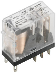 Weidmüller DRI424110LD Przekaźnik THT 110 V/DC 5 A 2 zestyki przełączne 20 szt.