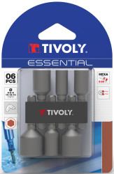 Wkrętak do nasadek Końcówka wkrętakowa sześciokątna 6 mm, 8 mm, 10 mm, 12 mm, 13 mm Tivoly