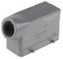 Osłona złączy dużej mocy HARTING rozmiar 16B Wpust boczny rozmiar gwintu PG21