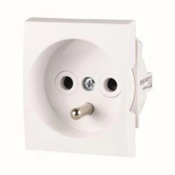Gniazdo wtyczkowe 45x45mm z bolcem ECMEDIA-FR 001100163