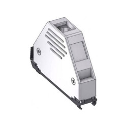 Deltron Connectors DCEM 37 D-SUB housing pins 37 Plastic, 180 &#xB0; 45 &#xB0; Metal