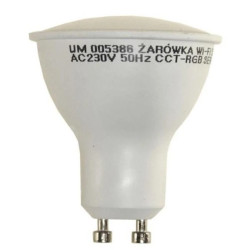 Żarówka led GU10 5,5W CCT+RGB DIMM Wi-Fi TUYA SM