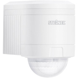Steinel 602819 Wall PIR Motion Detector White IP54 Monitors Large Areas