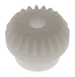 Przekładnia kątowa, POM, zęby: 20, Ścięte, skok: 0.5mm, kąt: 20, otwór: 3mm, 110 → 120HRR