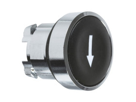 Przycisk płaski czarny samopowrotny bez podświetlenia metalowy DOWN ZB4BA335 SCHNEIDER ELECTRIC