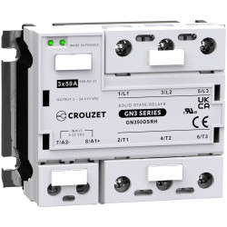 Crouzet GN350DSRH SSR 50A Max 510V AC Random Timing 1pc