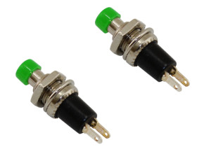 Opencircuit Tactile push buttons green - 2 pcs